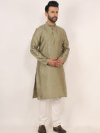 Olive Green Kurta Pajama Set
