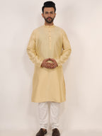 Light Yellow Kurta Pajama Set