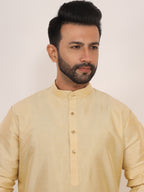 Light Yellow Kurta Pajama Set