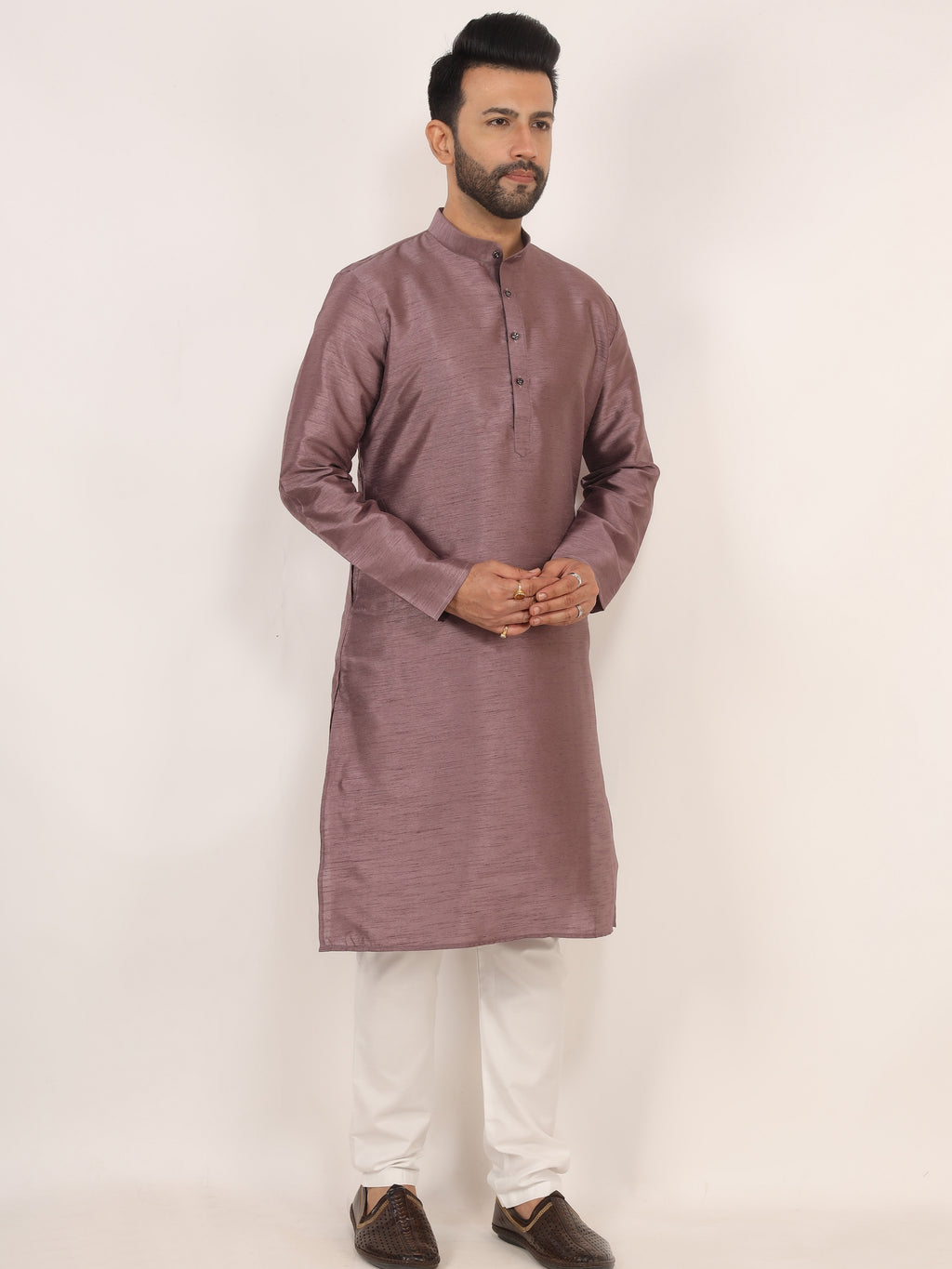 Dusty Pink Kurta Pajama Set