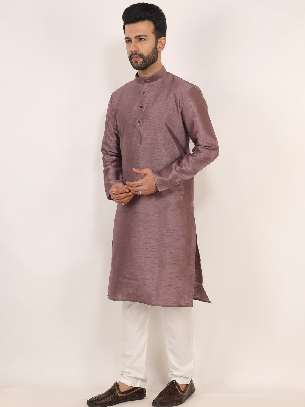 Dusty Pink Kurta Pajama Set