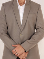 Stone Grey Matty Formal Blazer