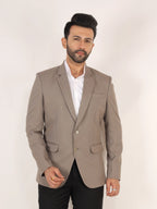 Stone Grey Matty Formal Blazer