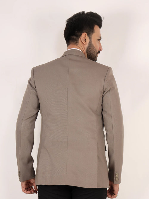 Stone Grey Matty Formal Blazer