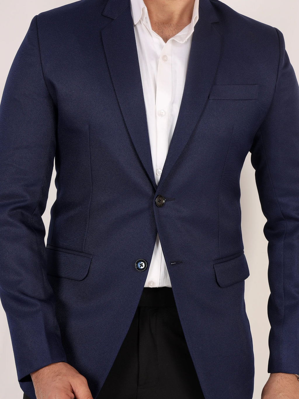 Royal Blue Director Twill Formal Blazer