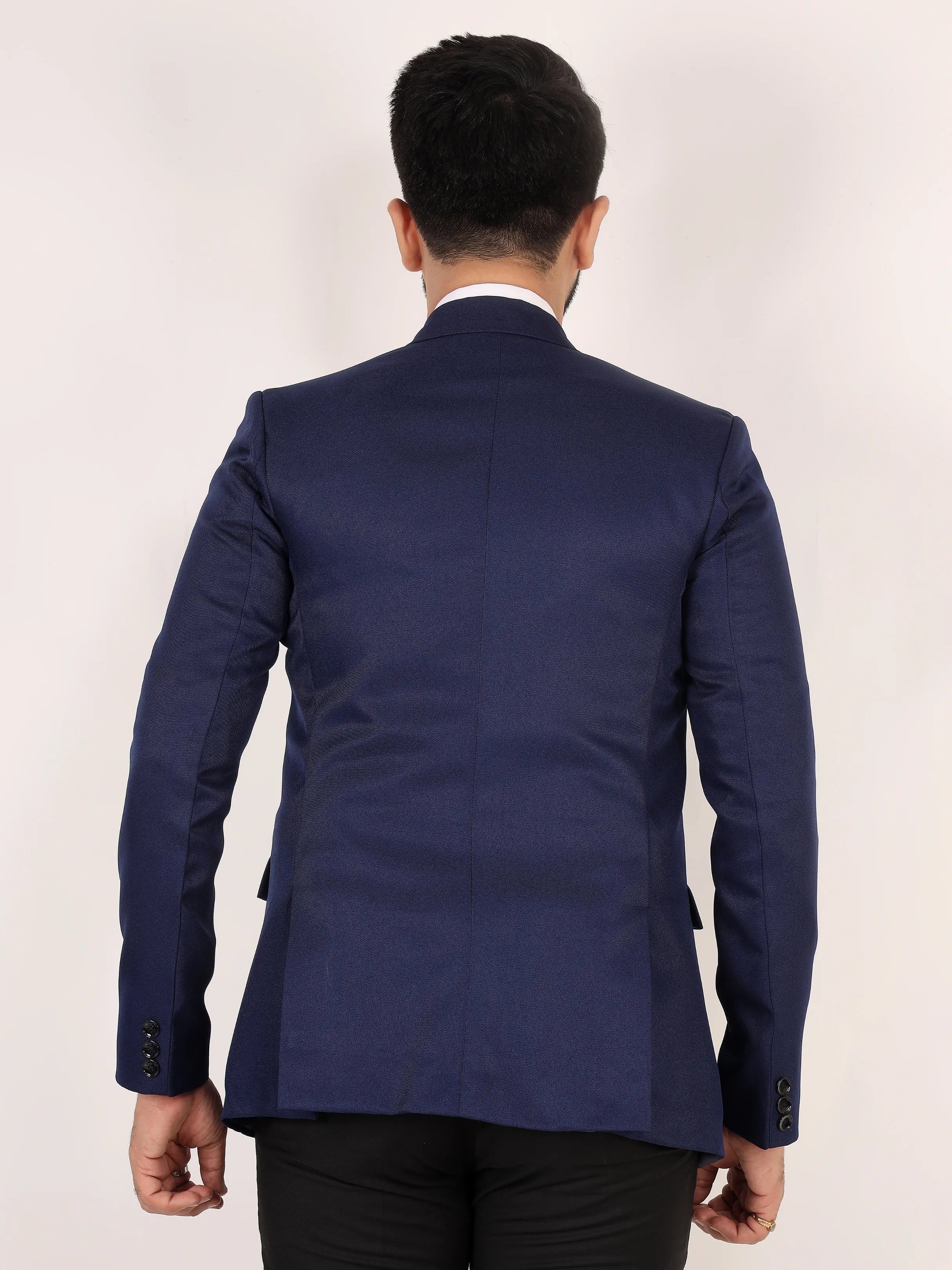 Royal Blue Director Twill Formal Blazer
