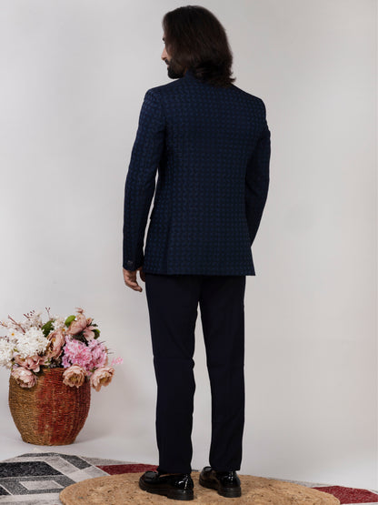 Jacquard Jodhpuri or Bandhgala Suit for Men | Wedding & Party Wear