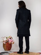 Premium Velvet 3-Piece Open Indo Western