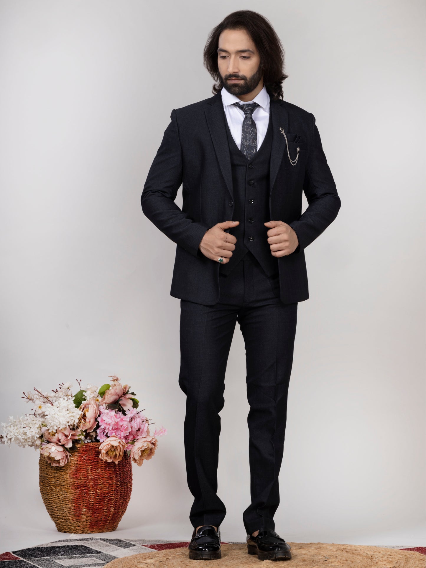 Elevate Your Style with a Premium 3-Piece Men's Suit
