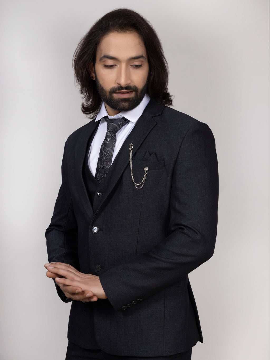 Elevate Your Style with a Premium 3-Piece Men's Suit