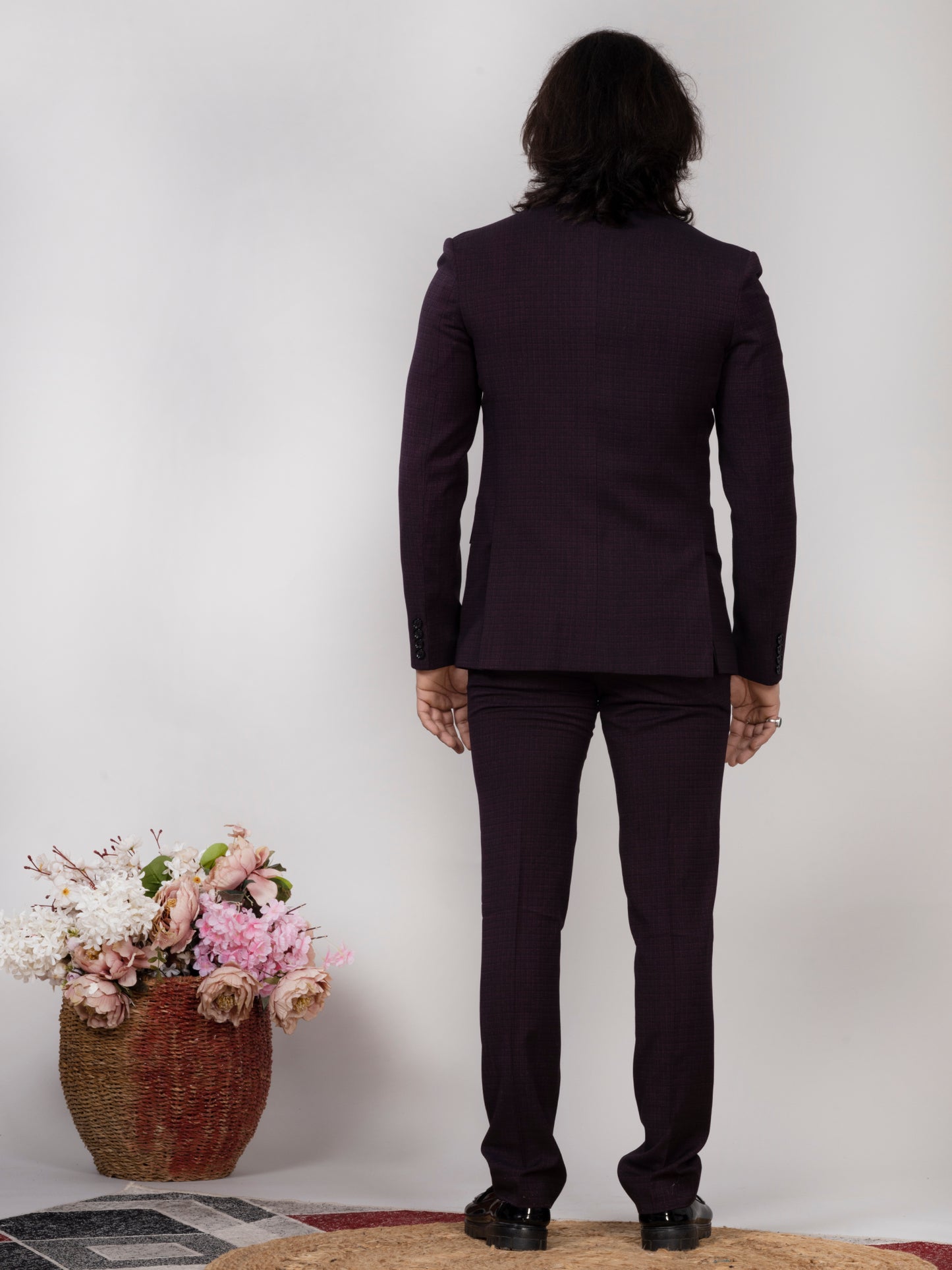 Slim Fit Black Formal 3-Piece Suit for Men | Groom & Event Wear