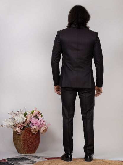 Dark Wine 3-Piece Suit for Men