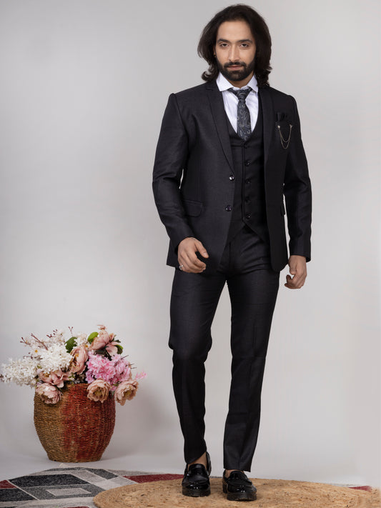 Dark Rose gold 3-Piece Suit