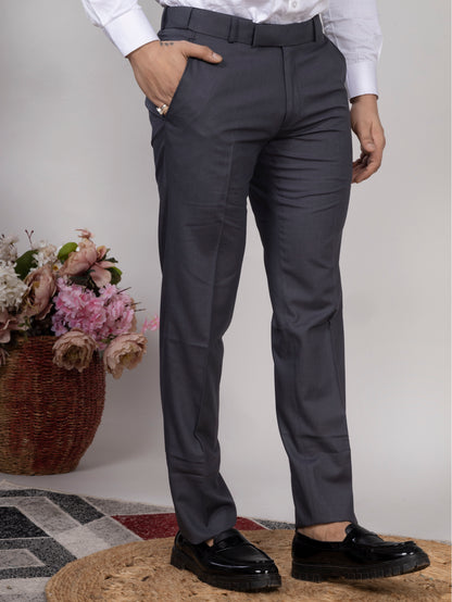 Premium Men’s Grey 3-Piece Suit with Waistcoat – Formal & Wedding Wear | Raxon®