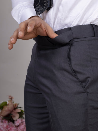 Premium Men’s Grey 3-Piece Suit with Waistcoat – Formal & Wedding Wear | Raxon®