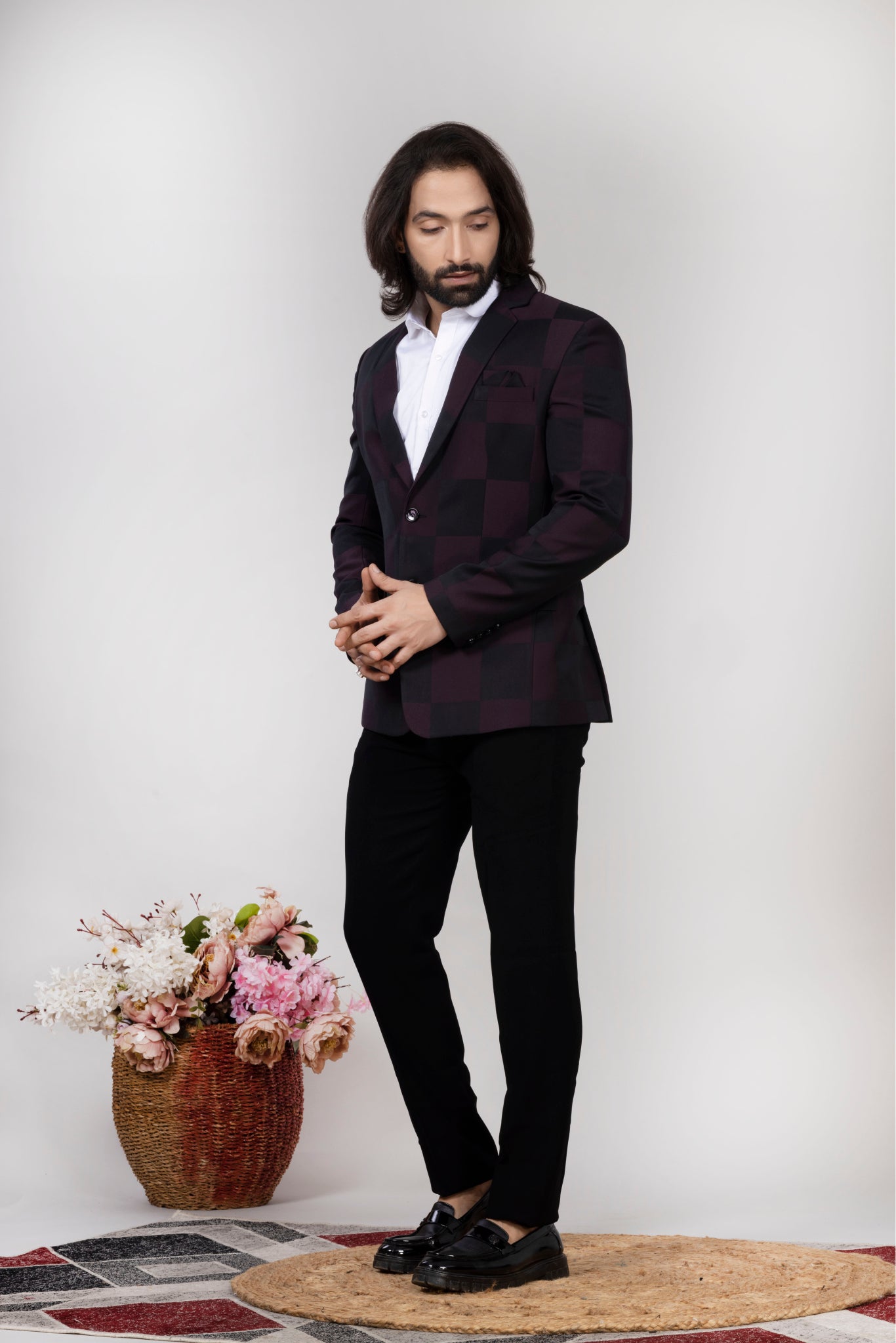 Premium Check Blazer for Men