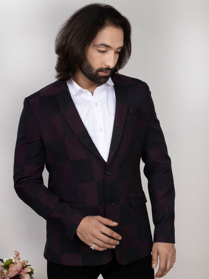 Premium Check Blazer for Men
