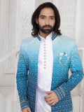 Dupion Silk Open Indo Western with Kurta & Designer Jacket
