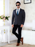 Men’s premium dark grey blazer regular fit formal jacket Raxon®