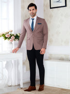Men’s premium dark grey blazer slim fit formal jacket Raxon®