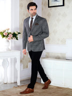 Men’s Premium Check Designer Pattern Blazer