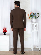 Brown Handwork Jodhpuri Suit