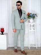 Sage Green Premium Formal Blazer for Men Regular Fit