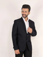 Raxon Men's Navy Blue TR Formal Blazer Signature Collection