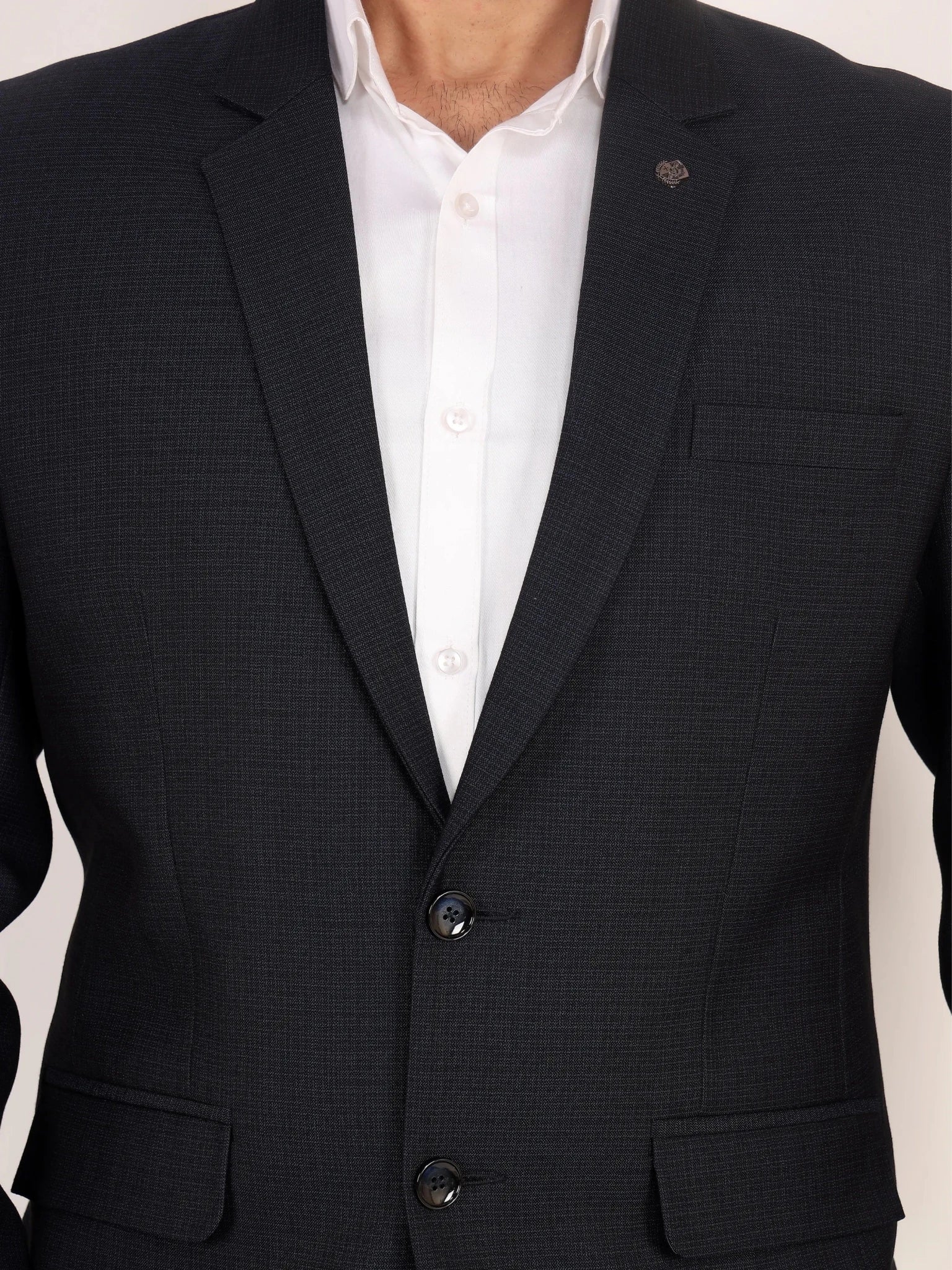 Raxon Men's Navy Blue TR Formal Blazer Signature Collection