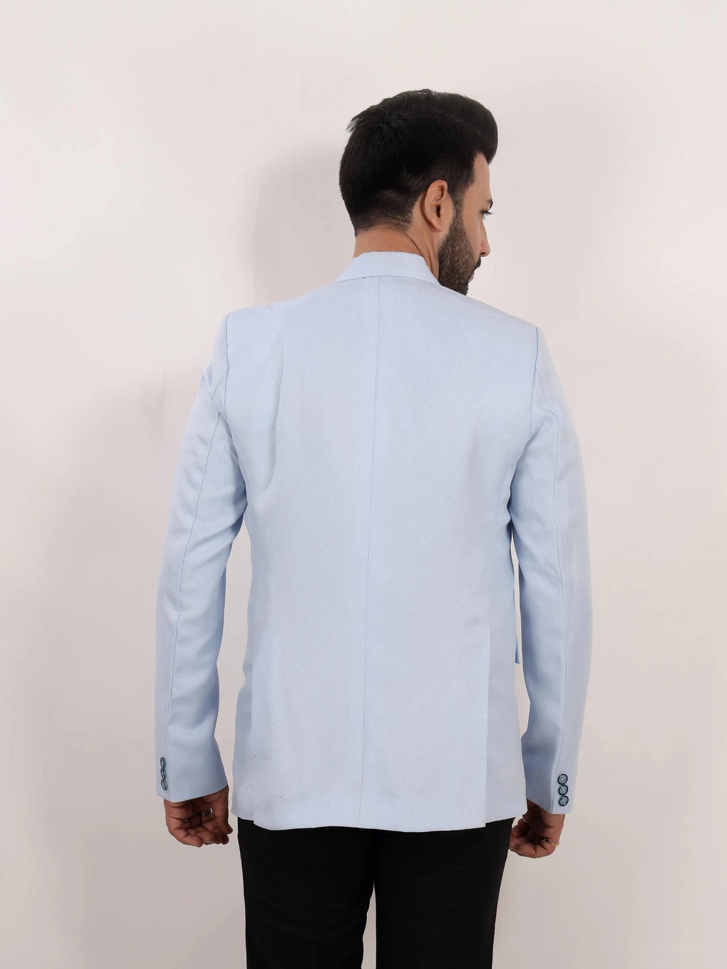 Raxon Powder Blue Director Twill Formal Blazer