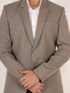 Raxon Stone Grey Matty Formal Blazer